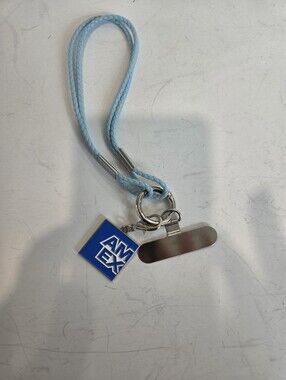 Blue Lanyard Cardholder Keychain Amex Charm